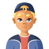 Boy icon or avatar for the social network png