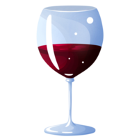 Glass of red wine png