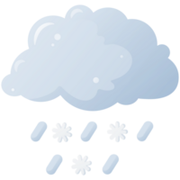 nuage avec pluie et neige pour temps prévision, précipitation associé avec début de hiver png