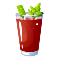 glas av blodig mary cocktail png