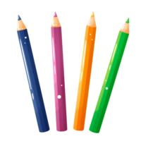 Color pencils for drawing or writing png