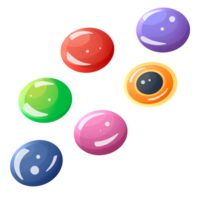 Colorful magnets for office png