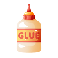 Bottle of glue for office or school png