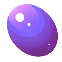 Violet circle in open cosmos png