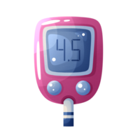 Glucometer for blood sugar measurement png