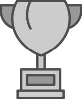 Business Award Line Filled Greyscale Icon Design vector