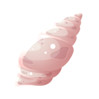 Pink shell found on seashore by vacationing tourists visiting exotic resort on their summer vacation png