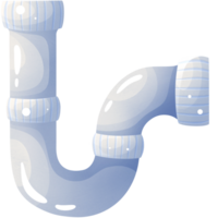 Plumbing sink pipe. Item for repair. Materials for construction work. Products for renovation png