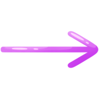 La Flèche droite. minimaliste direction icône. aiguille pour site Internet. interface élément violet couleurs. png