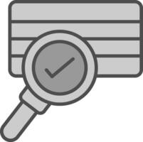 Soil Sampling Line Filled Greyscale Icon Design vector