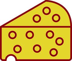 Cheese Vintage Icon Design vector