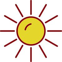 Sun Vintage Icon Design vector