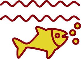 Fish Vintage Icon Design vector