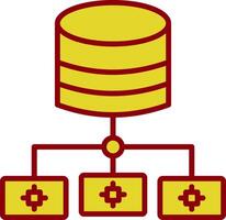 Big Data Vintage Icon Design vector