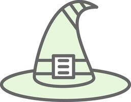 Witch Hat Fillay Icon Design vector