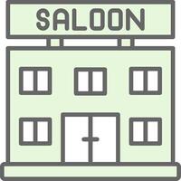 Saloon Fillay Icon Design vector