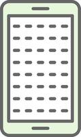E Learning Fillay Icon Design vector