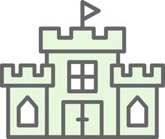 Castle Fillay Icon Design vector