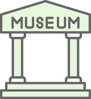 Museum Fillay Icon Design vector