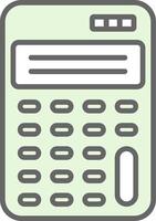 Scientific Calculator Fillay Icon Design vector