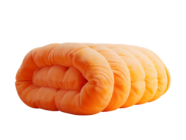 laranja dormindo saco cobertor, 3d ilustração elemento png