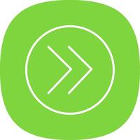 Chevron Line Curve Icon Design vector