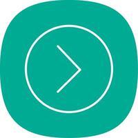 Chevron Line Curve Icon Design vector