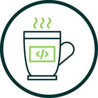 Computing Line Circle Icon Design vector