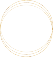 Gold geometrisch Rahmen png