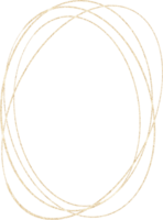 oro geométrico marco png