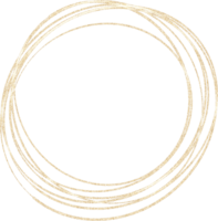 oro geométrico marco png