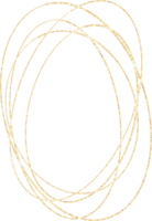 goud meetkundig kader png