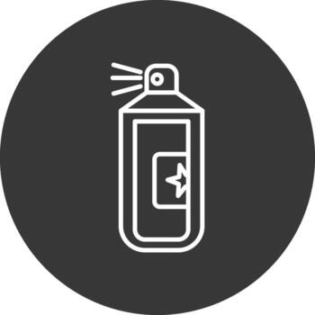 tonto instrumentos de cuerda línea invertido icono diseño vector