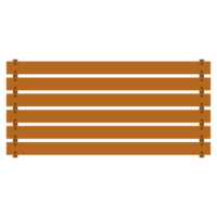 brun trä- staket png