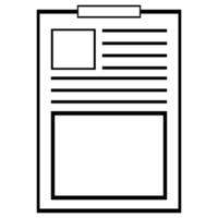 clipboard with paper png