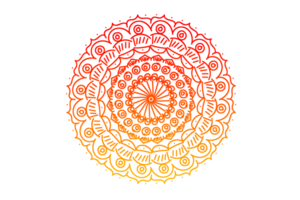 spirituell Symbol runden Ornament, Rangoli, mandala, png