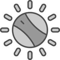 Dial Line Filled Greyscale Icon Design vector