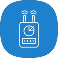 Device Line Curve Icon Design vector