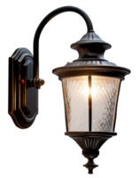 outdoor wall lamp isolated on transparent background png