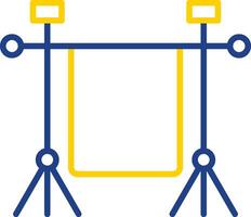Chroma Line Two Colour Icon Design vector