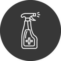 Spray Line Inverted Icon Design vector