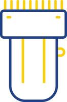 Trimmer Line Two Colour Icon Design vector