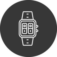 Switches Line Inverted Icon Design vector