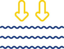 Arrows Line Two Colour Icon Design vector