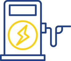 Eco Fuel Line Two Colour Icon Design vector