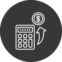 Gas PipeLine Inverted Multi Circle Line Inverted Icon Design vector