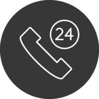 Help Line Inverted Multi Circle Line Inverted Icon Design vector