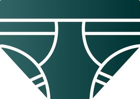 Underwear Glyph Gradient Icon vector