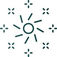 Lights Line Gradient Icon vector