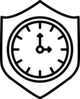 Reliablity Line Gradient Icon vector